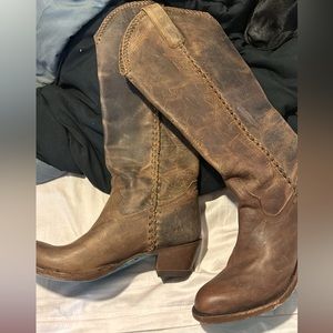 Brown Cowboy Boots by Lane